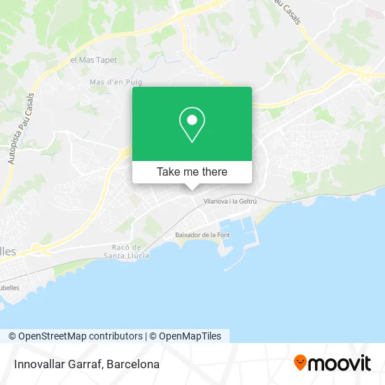 Innovallar Garraf map