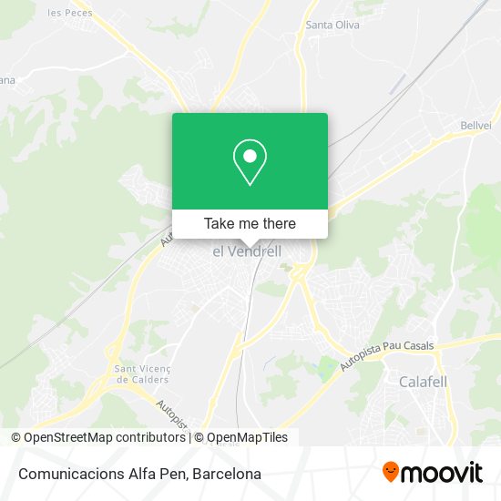 Comunicacions Alfa Pen map