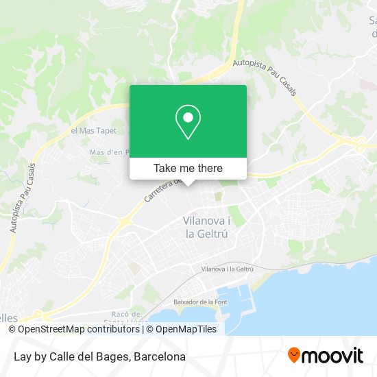 Lay by Calle del Bages map