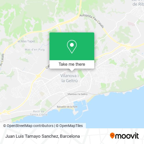 mapa Juan Luis Tamayo Sanchez