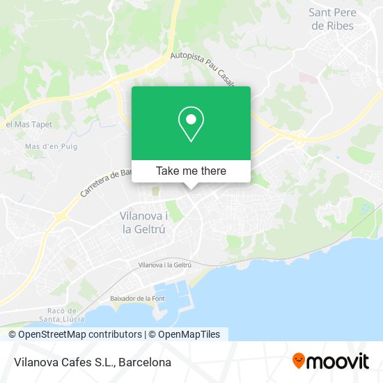 Vilanova Cafes S.L. map