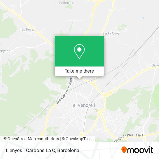 Llenyes I Carbons La C map