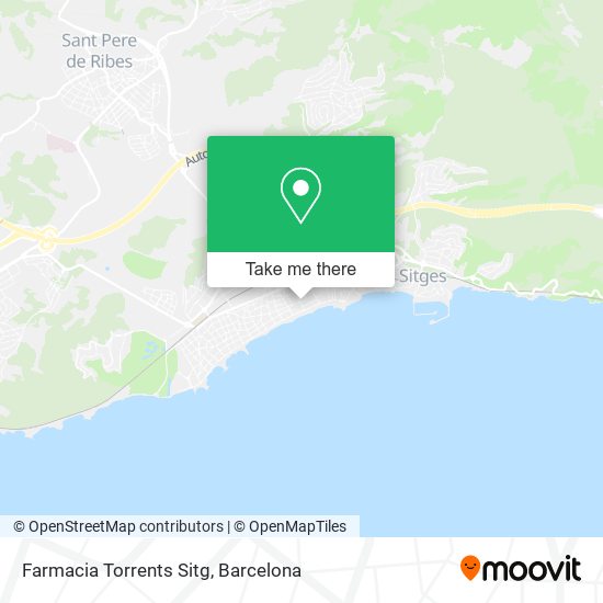 Farmacia Torrents Sitg map