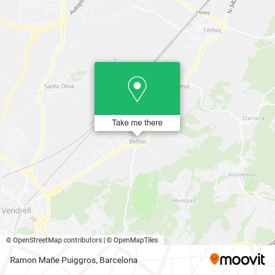 Ramon Mañe Puiggros map