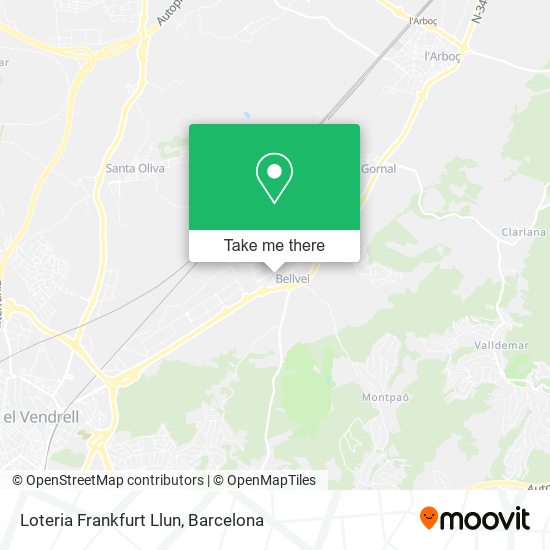 Loteria Frankfurt Llun map