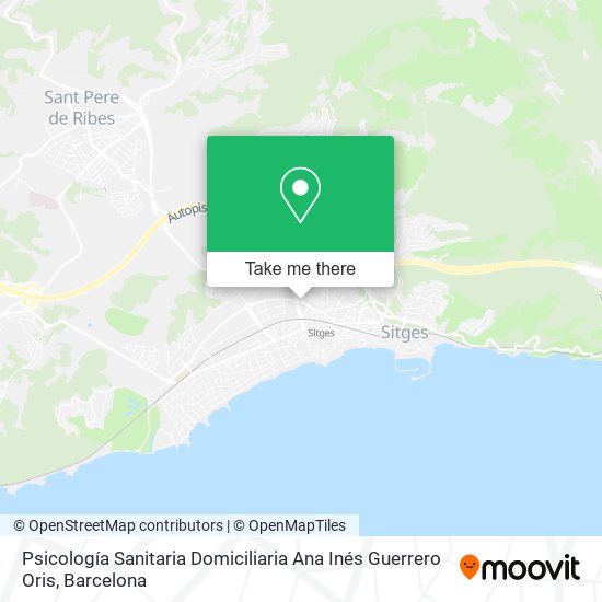 Psicología Sanitaria Domiciliaria Ana Inés Guerrero Oris map