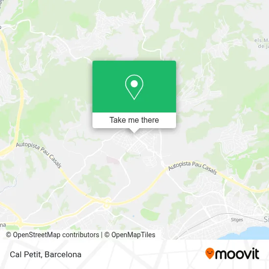 Cal Petit map