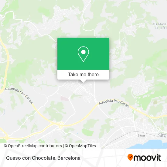 Queso con Chocolate map