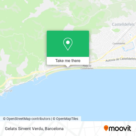 Gelats Sirvent Verdu map