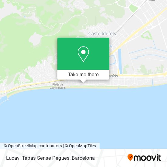 Lucavi Tapas Sense Pegues map