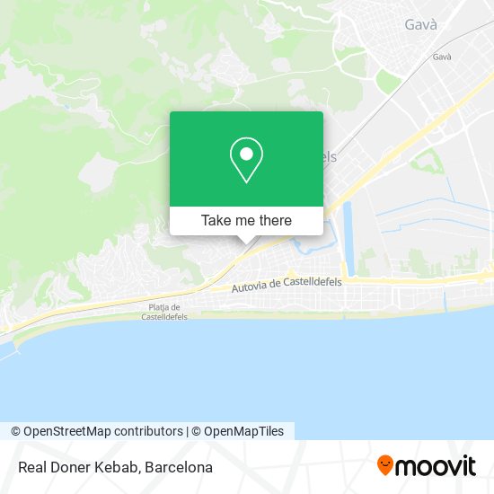 mapa Real Doner Kebab