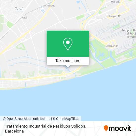 Tratamiento Industrial de Residuos Solidos map