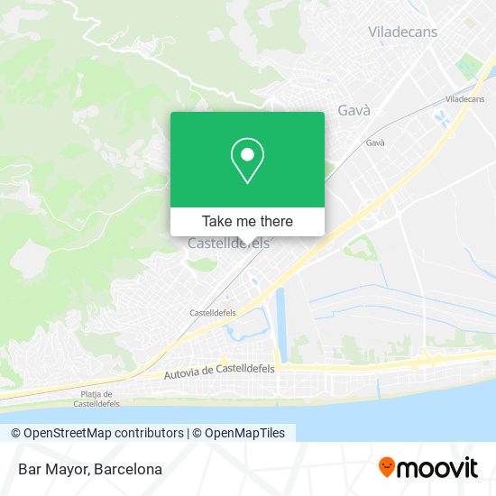 Bar Mayor map