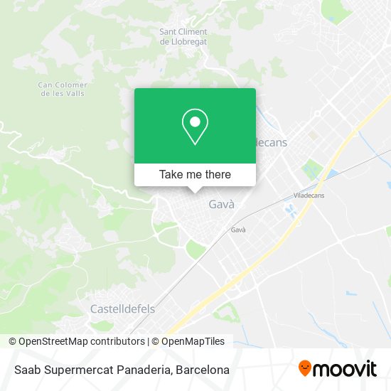 Saab Supermercat Panaderia map