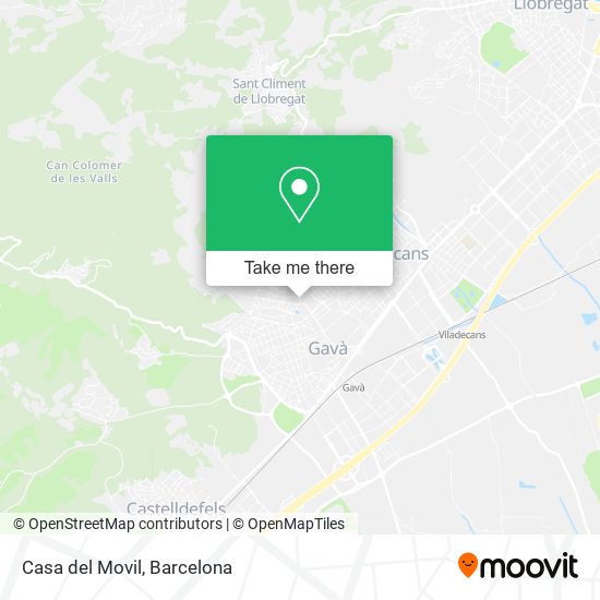 Casa del Movil map