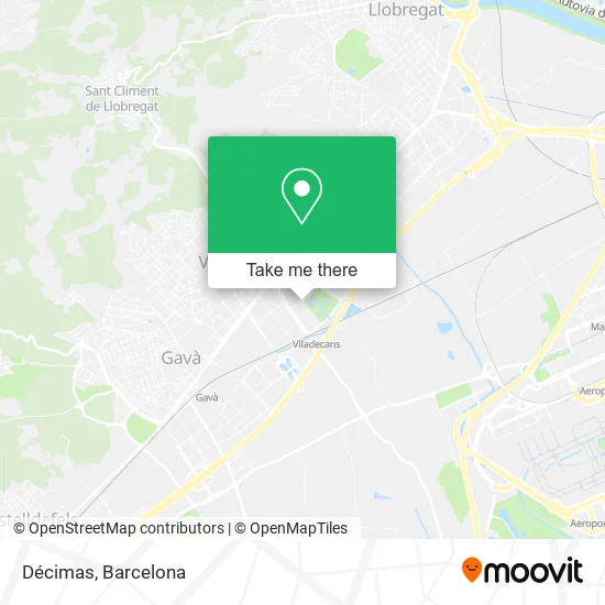 Décimas map