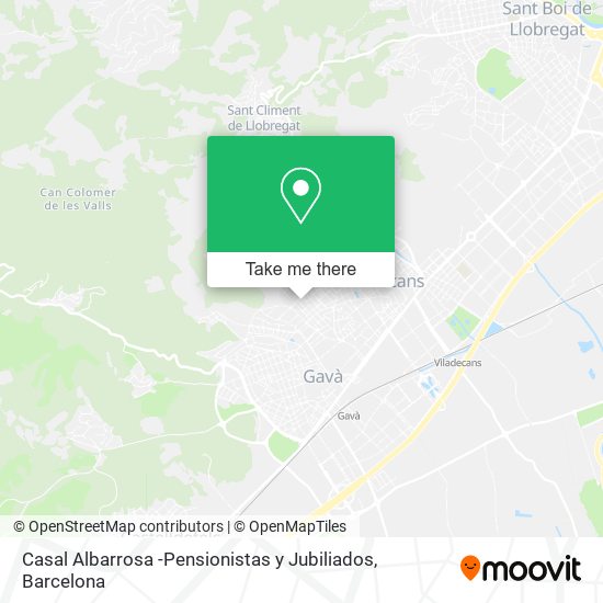 Casal Albarrosa -Pensionistas y Jubiliados map