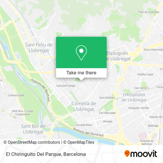 El Chiringuito Del Parque map