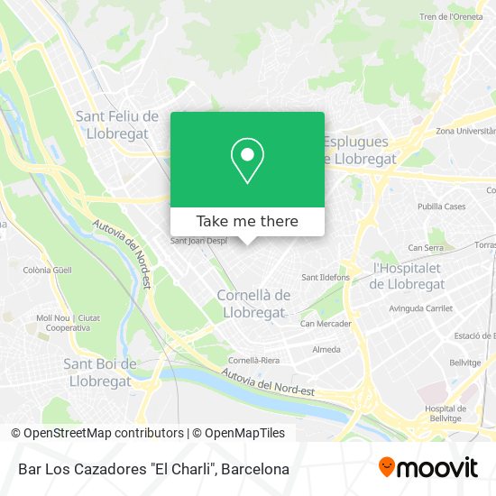 Bar Los Cazadores "El Charli" map