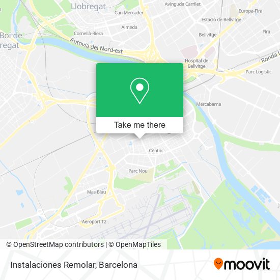 Instalaciones Remolar map