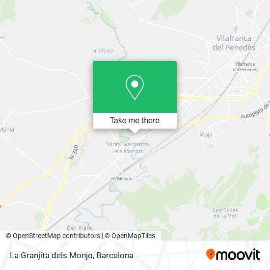 La Granjita dels Monjo map