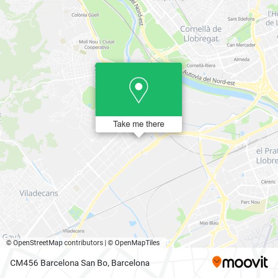 CM456 Barcelona San Bo map