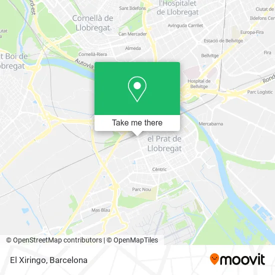 El Xiringo map