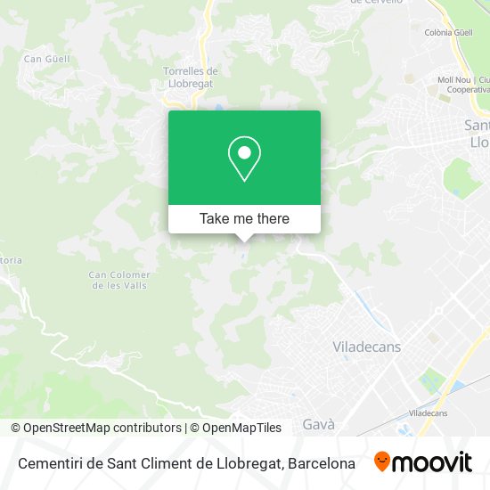Cementiri de Sant Climent de Llobregat map