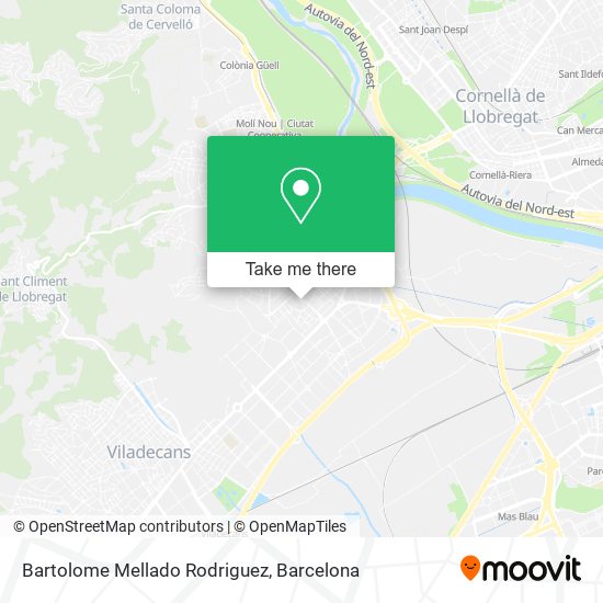 Bartolome Mellado Rodriguez map