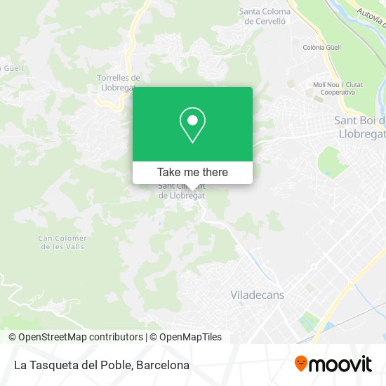 mapa La Tasqueta del Poble