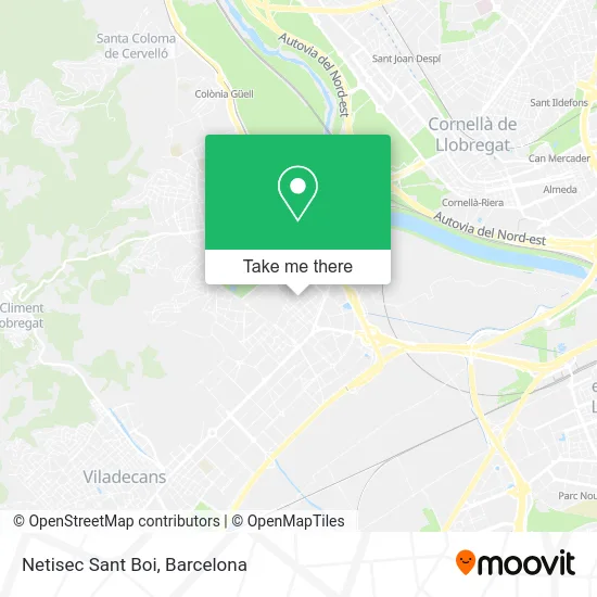 Netisec Sant Boi map