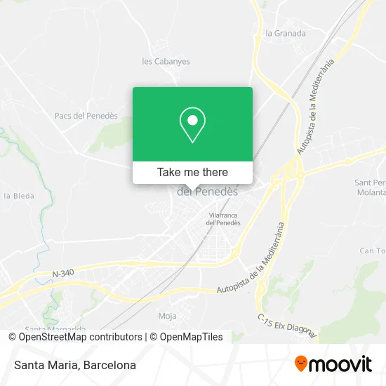 Santa Maria map