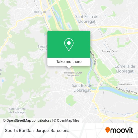 Sports Bar Dani Jarque map