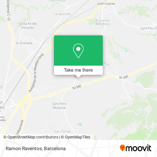 Ramon Raventos map