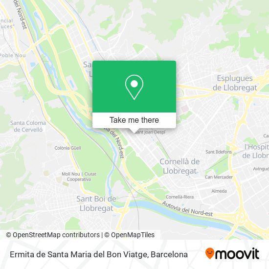 Ermita de Santa Maria del Bon Viatge map