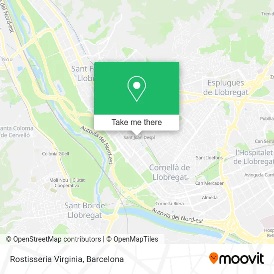 Rostisseria Virginia map