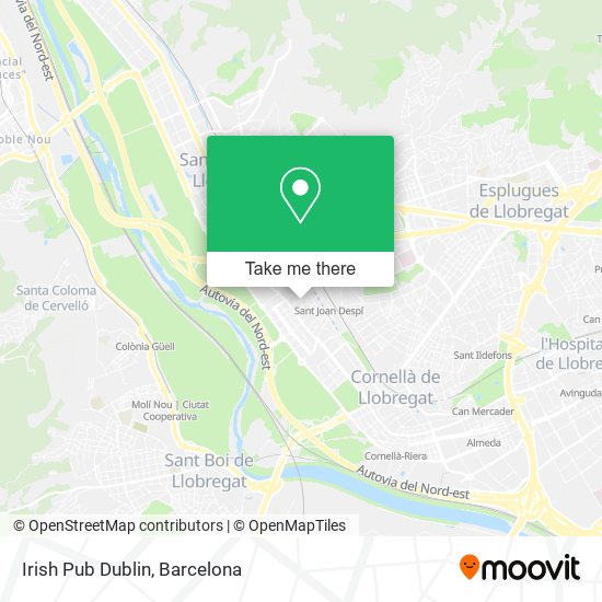 Irish Pub Dublin map