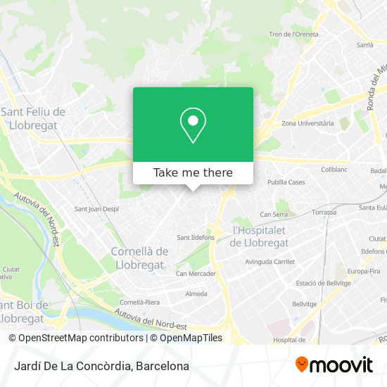 Jardí De La Concòrdia map