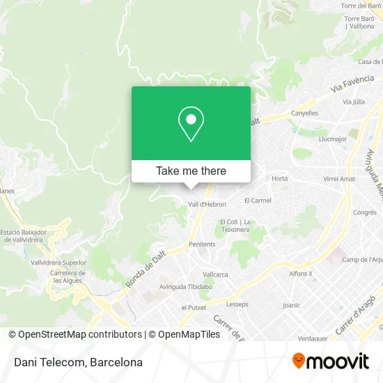 Dani Telecom map