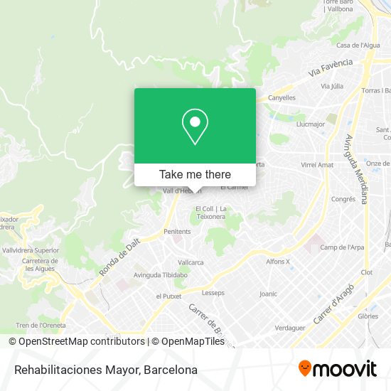 Rehabilitaciones Mayor map