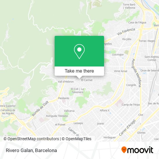 Rivero Galan map