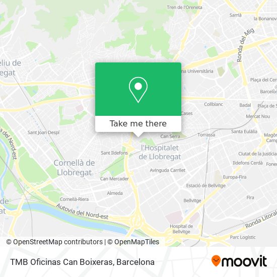 TMB Oficinas Can Boixeras map