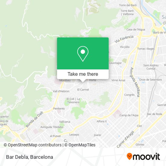 Bar Debla map