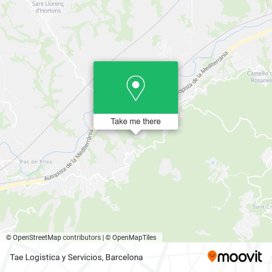 Tae Logistica y Servicios map