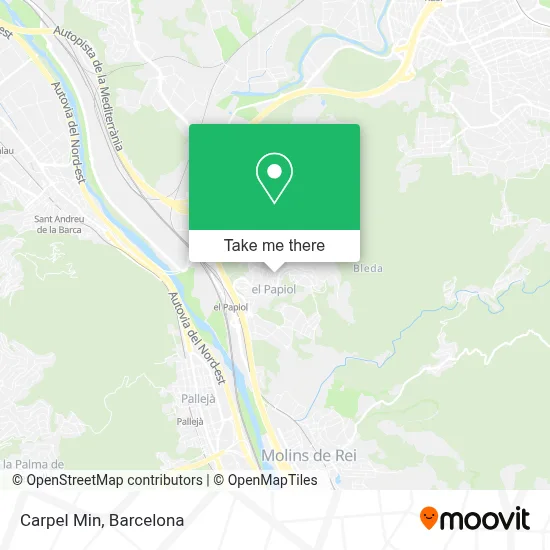 Carpel Min map