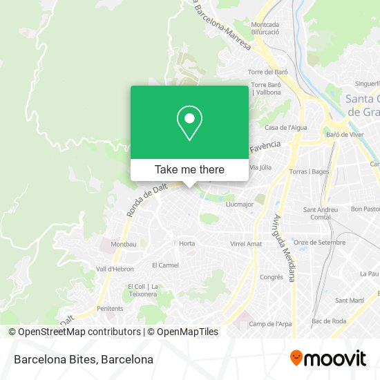 mapa Barcelona Bites