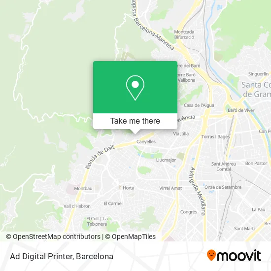 Ad Digital Printer map