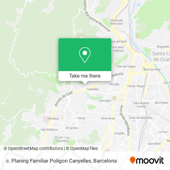 c. Planing Familiar Poligon Canyelles map