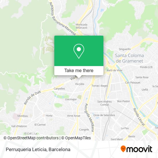 Perruqueria Leticia map