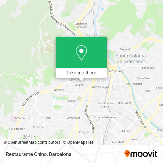 Restaurante Chino map